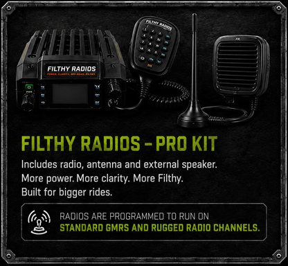 Filthy Radios WaterProof Plug and Play Full Radio Kit