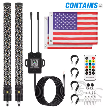 Filthy Radios Fat Whip Lights - 2 sizes