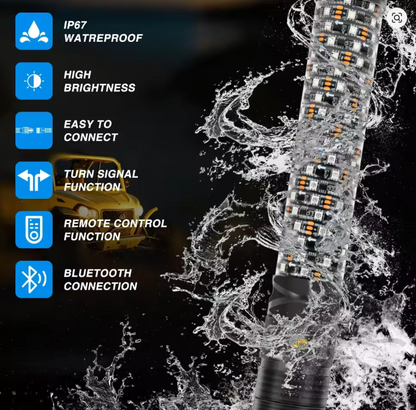 Filthy Radios Fat Whip Lights - 2 sizes